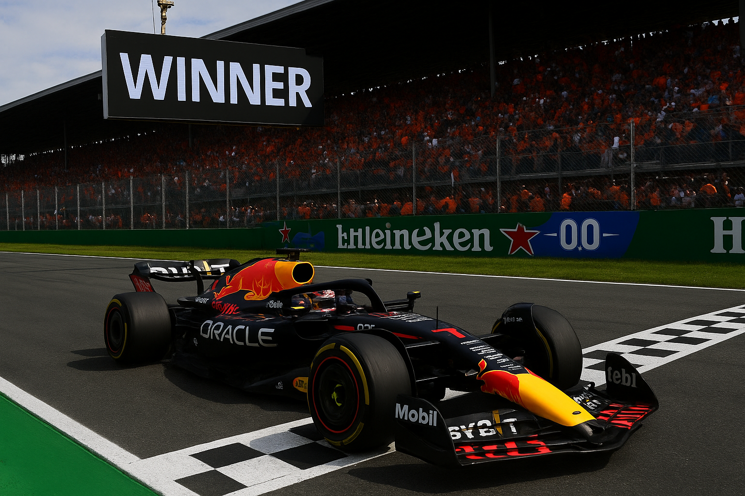 image du vainqeur du GP F1 D'Italie