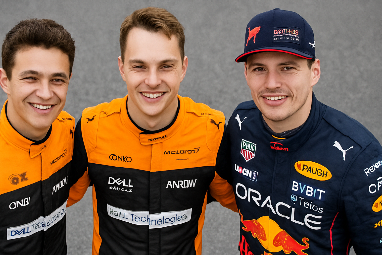 Top 3 du championnat de F1 2025