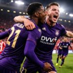 Antwerp 0-2 Anderlecht demi-finale Croky Cup
