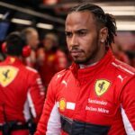 Lewis Hamilton Ferrari pit lane