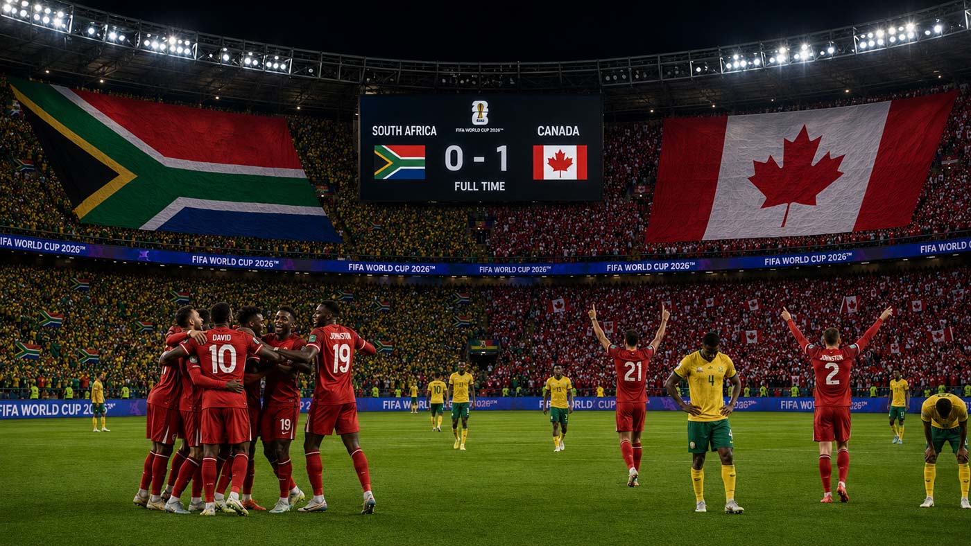 Le Canada bat l’Afrique du Sud 1-0 en seizièmes de finale de la Coupe du monde 2026