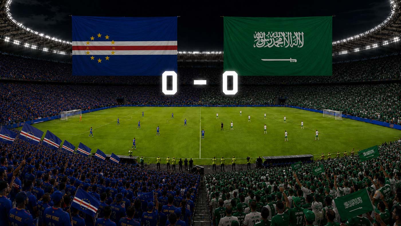 Le Cap-Vert et l’Arabie saoudite font match nul 0-0 à la Coupe du monde 2026