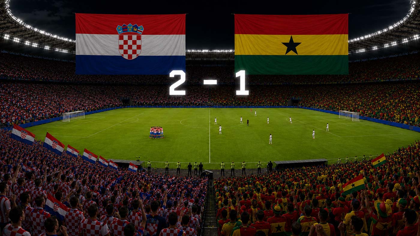 La Croatie bat le Ghana 2-1 à la Coupe du monde 2026