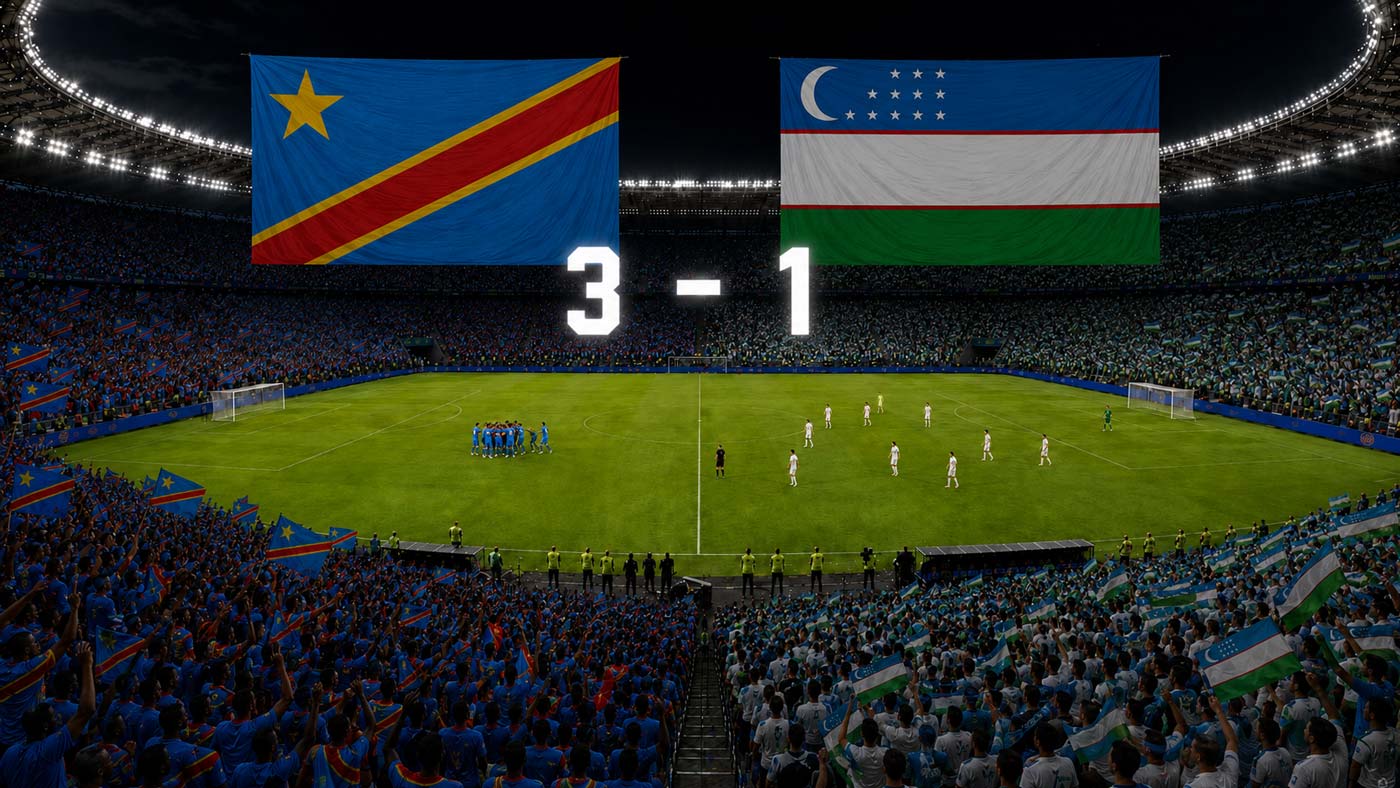 La RD Congo bat l’Ouzbékistan 3-1 à la Coupe du monde 2026