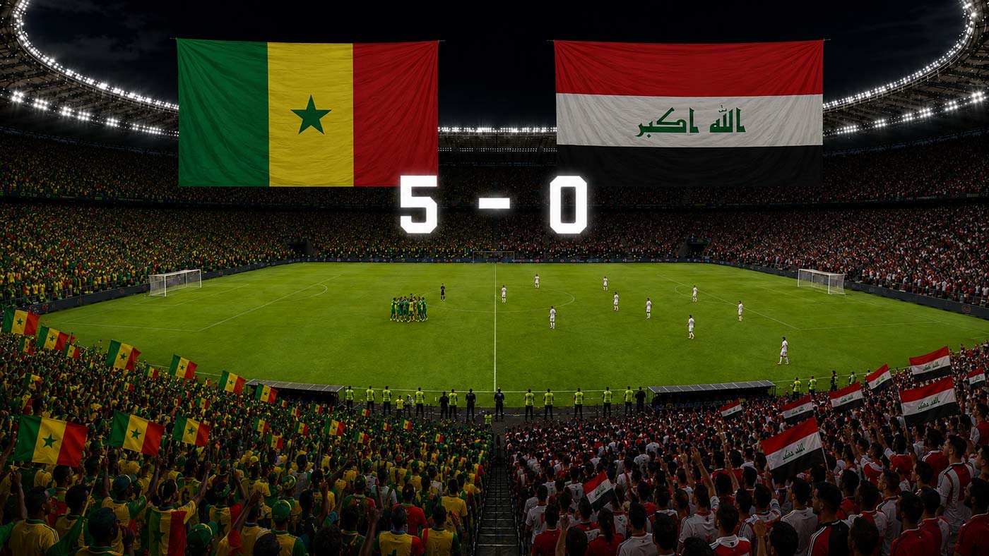 Le Sénégal bat l’Irak 5-0 à la Coupe du monde 2026
