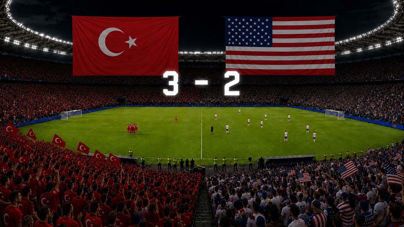 La Turquie bat les États-Unis 3-2 à la Coupe du monde 2026