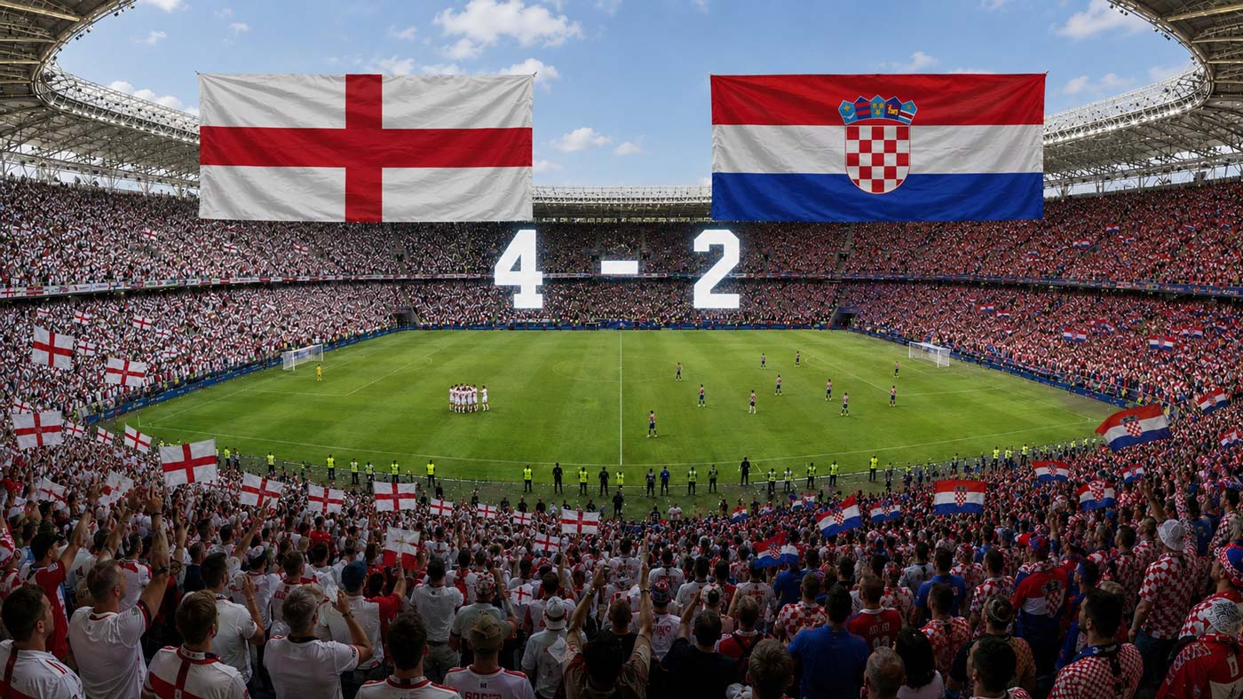 L’Angleterre bat la Croatie 4-2 à la Coupe du monde 2026
