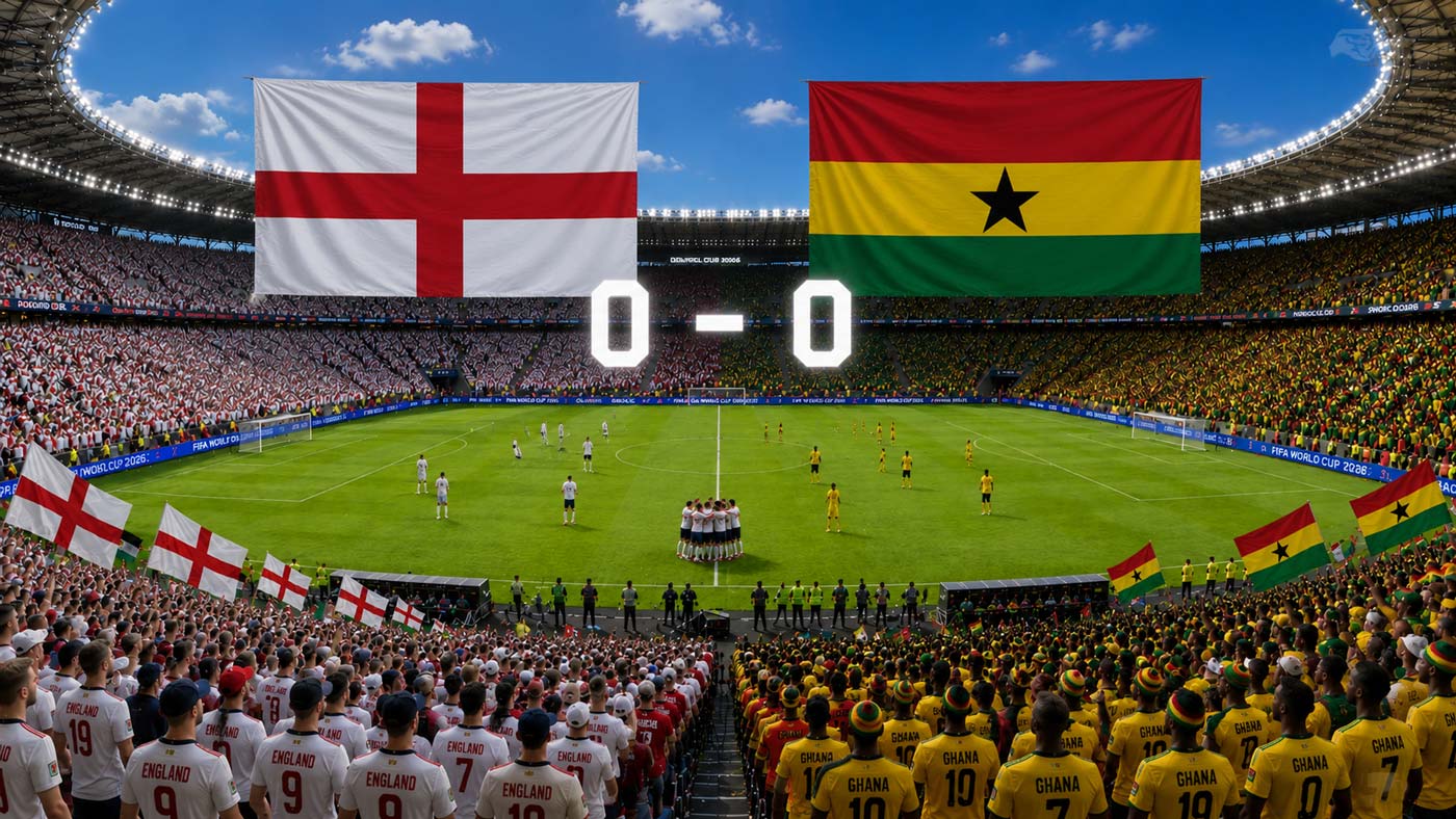 L’Angleterre et le Ghana font match nul 0-0 à la Coupe du monde 2026