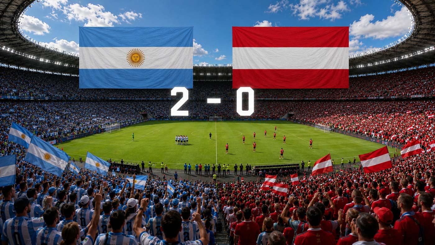 L’Argentine bat l’Autriche 2-0 à la Coupe du monde 2026
