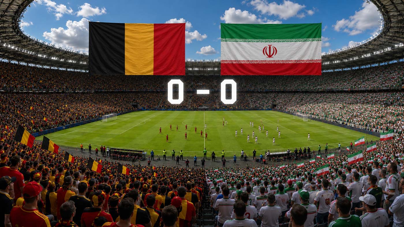 La Belgique et l’Iran font match nul 0-0 à la Coupe du monde 2026