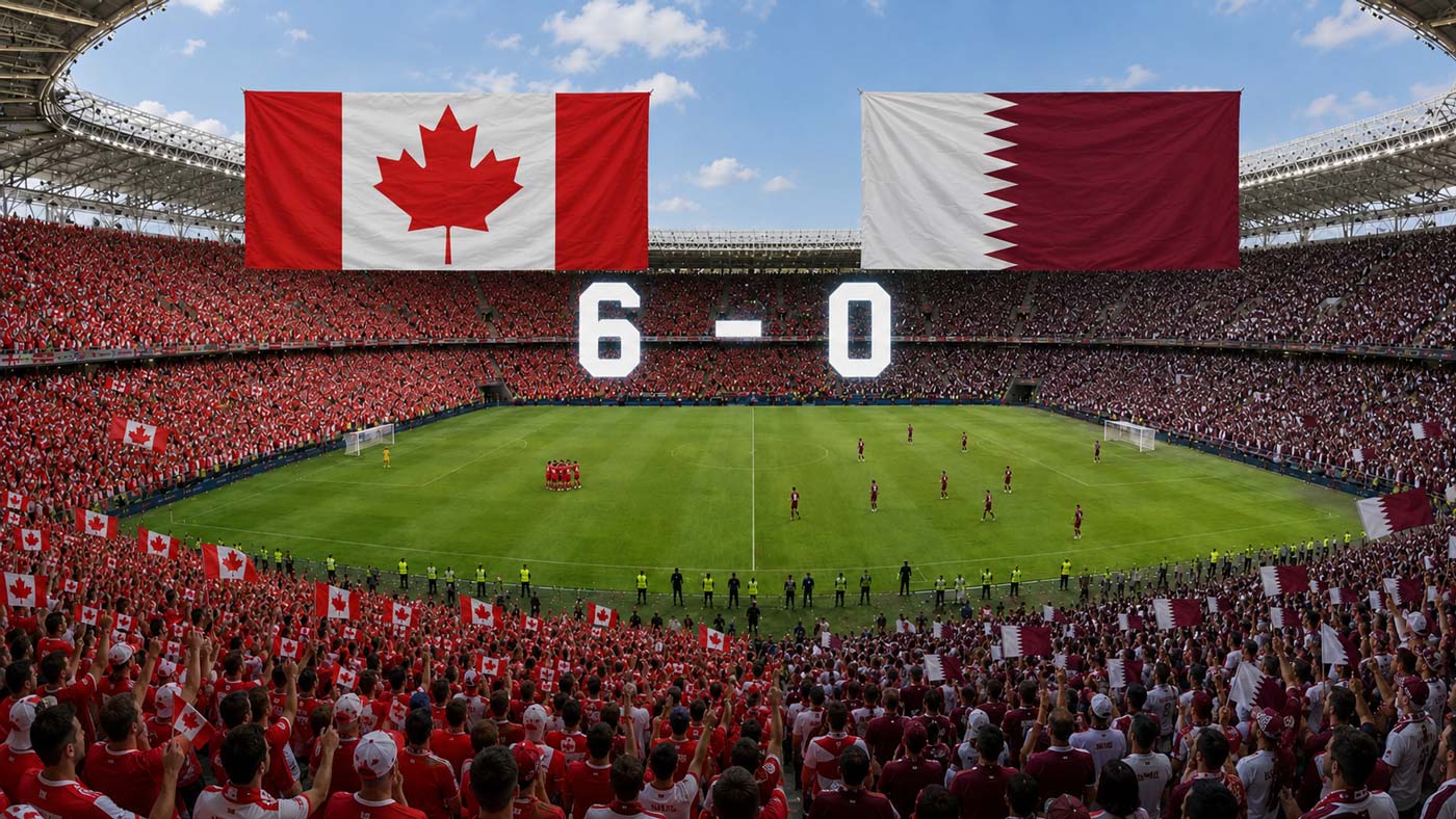 Le Canada bat le Qatar 6-0 à la Coupe du monde 2026