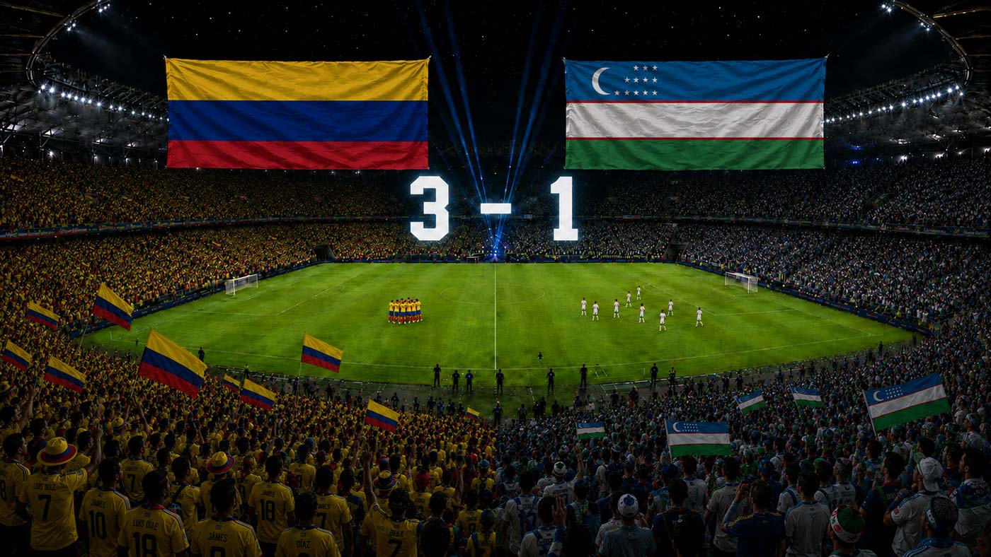 La Colombie bat l’Ouzbékistan 3-1 à la Coupe du monde 2026