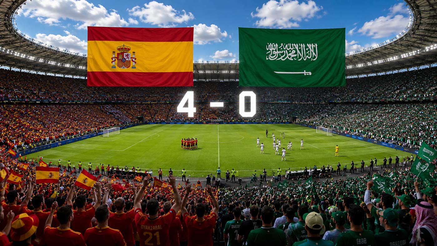L’Espagne bat l’Arabie saoudite 4-0 à la Coupe du monde 2026