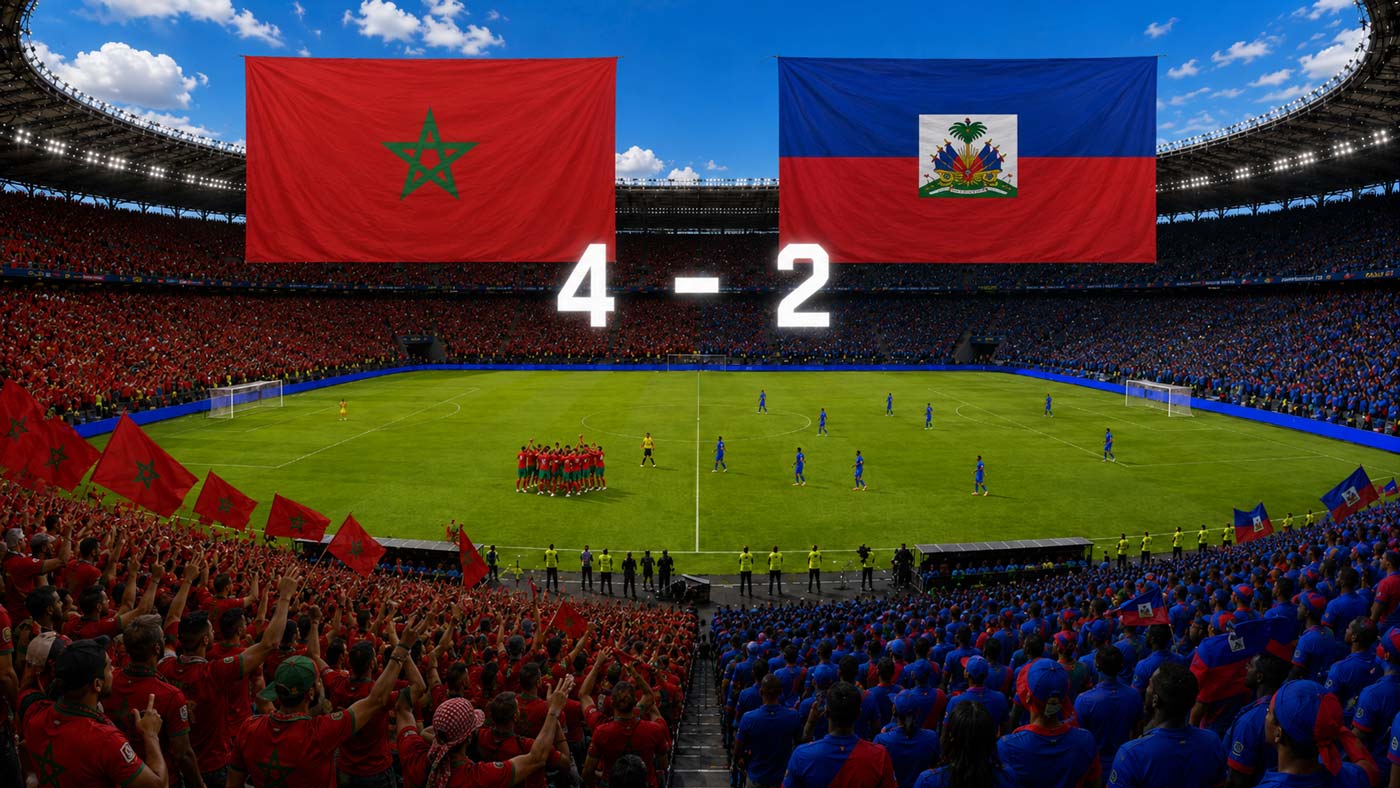 Le Maroc bat Haïti 4-2 à la Coupe du monde 2026