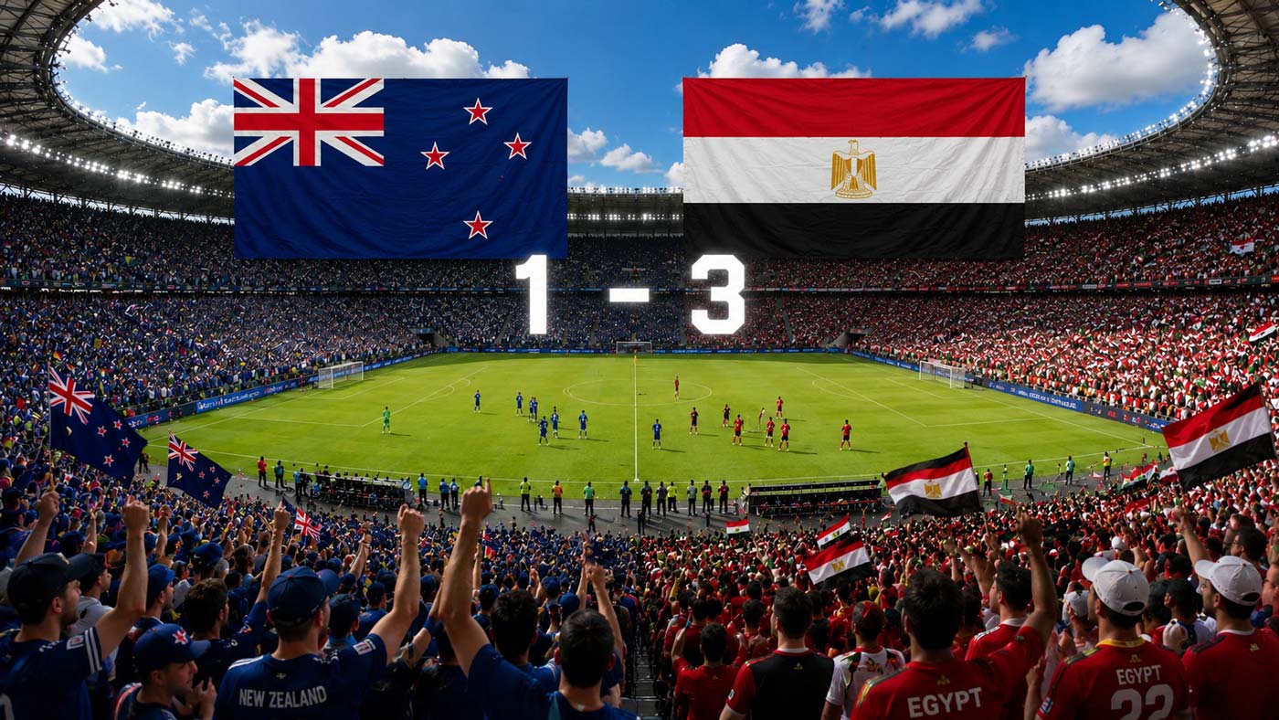 L’Égypte bat la Nouvelle-Zélande 3-1 à la Coupe du monde 2026