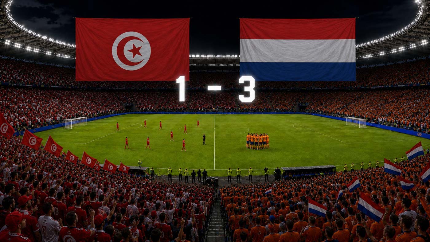 Les Pays-Bas battent la Tunisie 3-1 à la Coupe du monde 2026