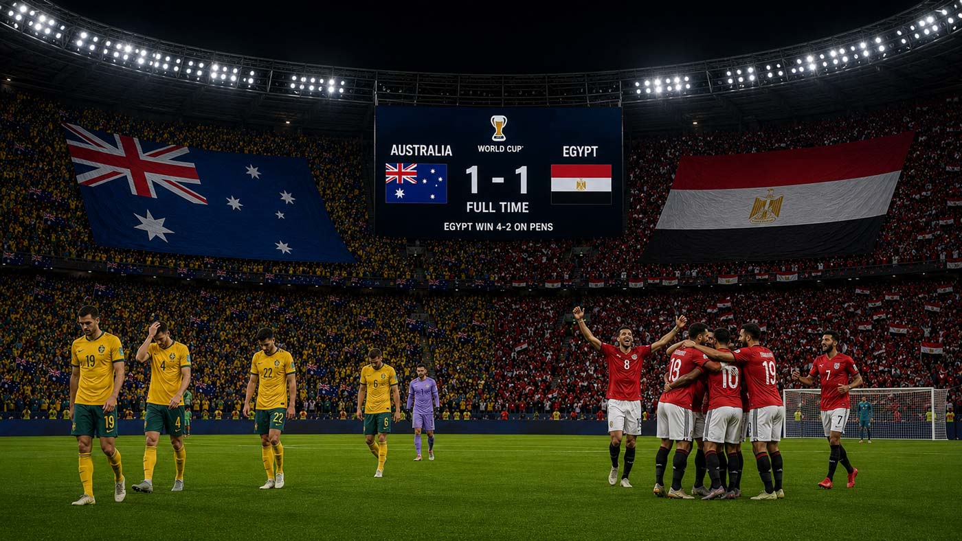 L’Égypte élimine l’Australie aux tirs au but après un match nul 1-1