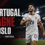 Gonçalo Ramos célèbre lors de la victoire 2-1 du Portugal contre la Norvège à Oslo