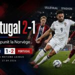 Gonçalo Ramos célèbre lors de la victoire 2-1 du Portugal contre la Norvège en Ligue des Nations