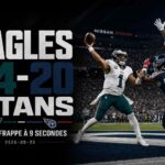 Jalen Hurts mène les Eagles vers une victoire 24-20 contre les Titans en NFL Week 2