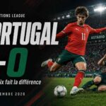 João Félix célèbre lors de la victoire 1-0 du Portugal contre le pays de Galles en UEFA Nations League