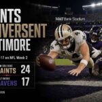 Tyler Shough mène les Saints vers une victoire 24-17 contre les Ravens en NFL Week 2