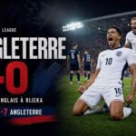 Les joueurs anglais célèbrent lors du succès 7-0 contre la Croatie à Rijeka en Ligue des nations