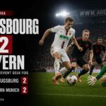 Action du match Augsbourg - Bayern Munich terminé sur le score de 2-2 en Bundesliga