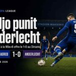 Dion Beljo marque sur penalty lors de Dinamo Zagreb - Anderlecht en Europa League