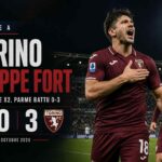 Giovanni Simeone célèbre lors de la victoire 0-3 du Torino à Parme en Serie A